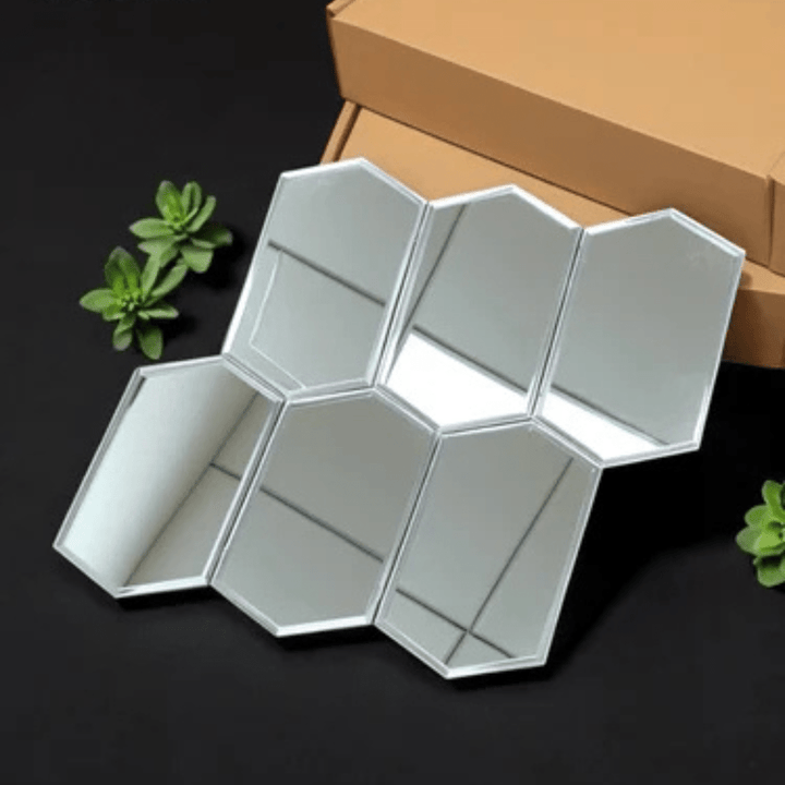 Luxury Hexa Mirror Wall Tiles – High Gloss Finish - AlifdukanAlifdukan types here :)