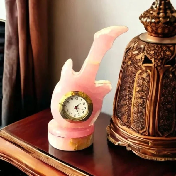 Marble Guitar show piece with watch - AlifdukanBUY AURA.PK types here :)