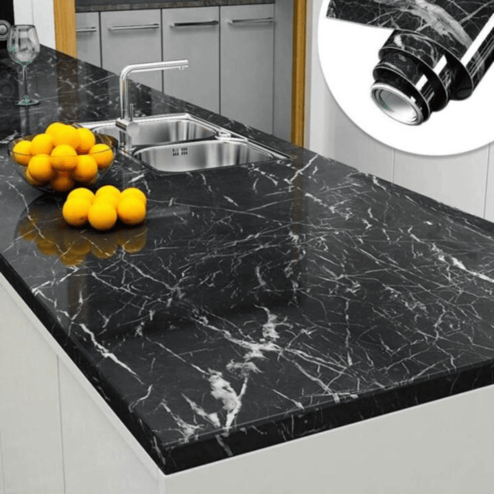 Marble Sheet Sticker, PVC Waterproof Self - Adhesive for Kitchen and Furniture - AlifdukanAlifdukan types here :)