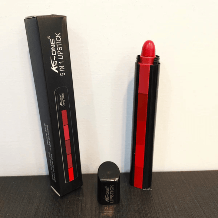 MATTE LIPSTICKS 5IN1..1 PIECE - AlifdukanAlifdukan types here :)