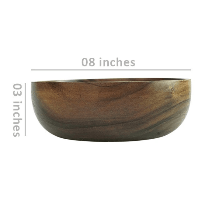 Medium Wooden Bowl 8" - AlifdukanAlifdukan types here :)
