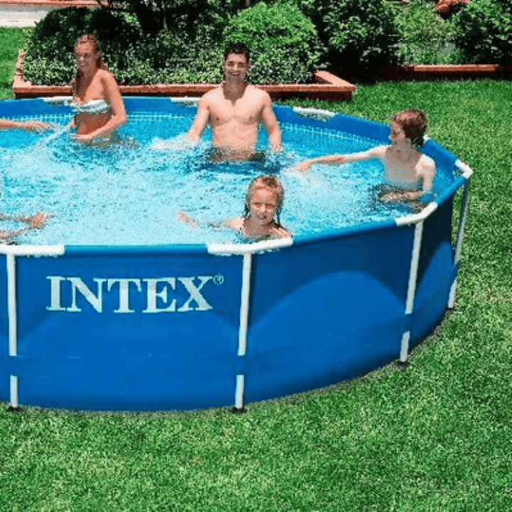 METAL FRAME POOL WITH FILTER (12X30) - AlifdukanAlifdukan types here :)