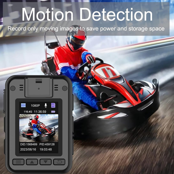 Mini Body Camera Video Recorder, Waterproof Wearable Video Recorder with Night Vision, HD1080P,9 - 10 HR Battery Life, 2.0 inch Screen, for Law Enforcement，Security Guard， - AlifdukanAlifdukan types here :)