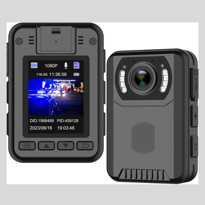 Mini Body Camera Video Recorder, Waterproof Wearable Video Recorder with Night Vision, HD1080P,9 - 10 HR Battery Life, 2.0 inch Screen, for Law Enforcement，Security Guard， - AlifdukanAlifdukan types here :)