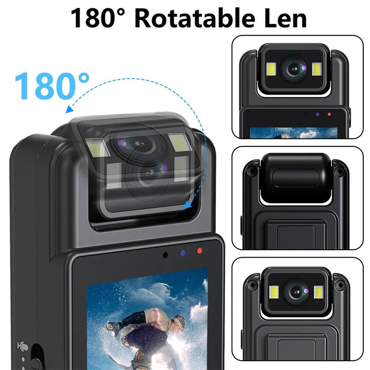 Mini Body Camera WiFi Video Recorder 1080P Wearable Night Vision - AlifdukanAlifdukan types here :)