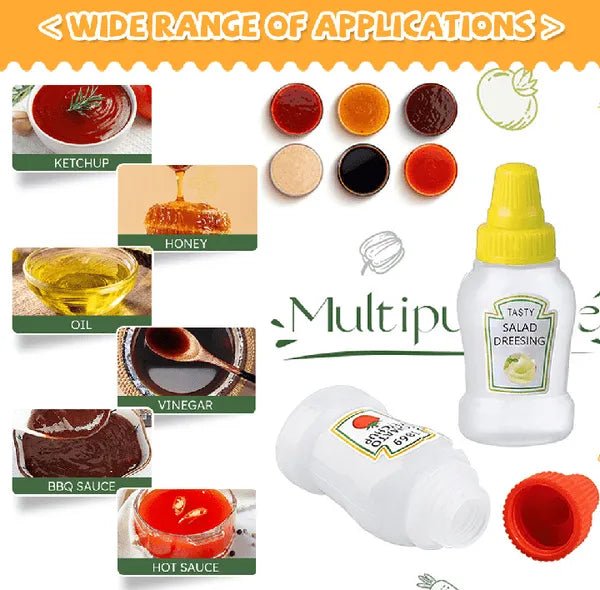Mini Condiment Bottles/ Mini Ketchup Bottles (pack of 2) - AlifdukanAlifdukan types here :)