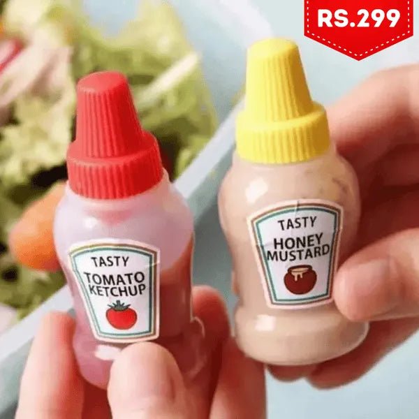 Mini Condiment Bottles/ Mini Ketchup Bottles (pack of 2) - AlifdukanAlifdukan types here :)