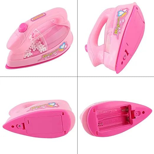 Mini Electric Home Appliances Toy Plastic Pink Kids Children Baby Girl Pretend Play Home Appliances - AlifdukanAlifdukan types here :)