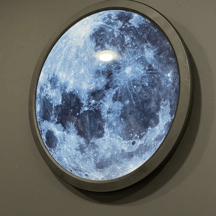 Modern LED Moon Wall Light Decor (Dimensions 18*18 Inch) - AlifdukanRebel store types here :)