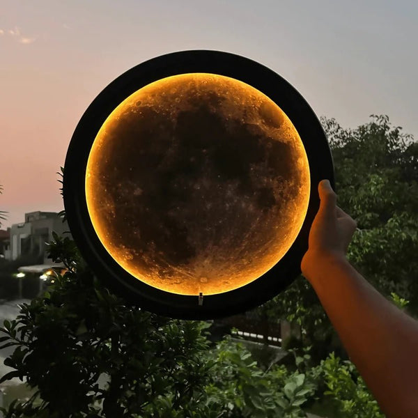 Modern LED Moon Wall Light Decor With Remote Light changing options - AlifdukanPk Trendyhub types here :)