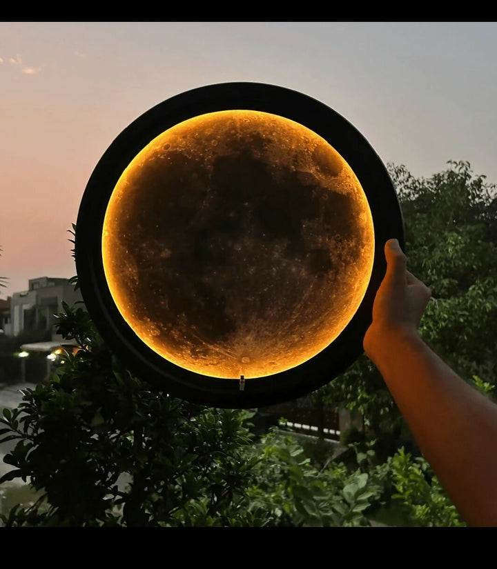 Modern LED Moon Wall Light Decor With Remote Light - AlifdukanAtiqa types here :)