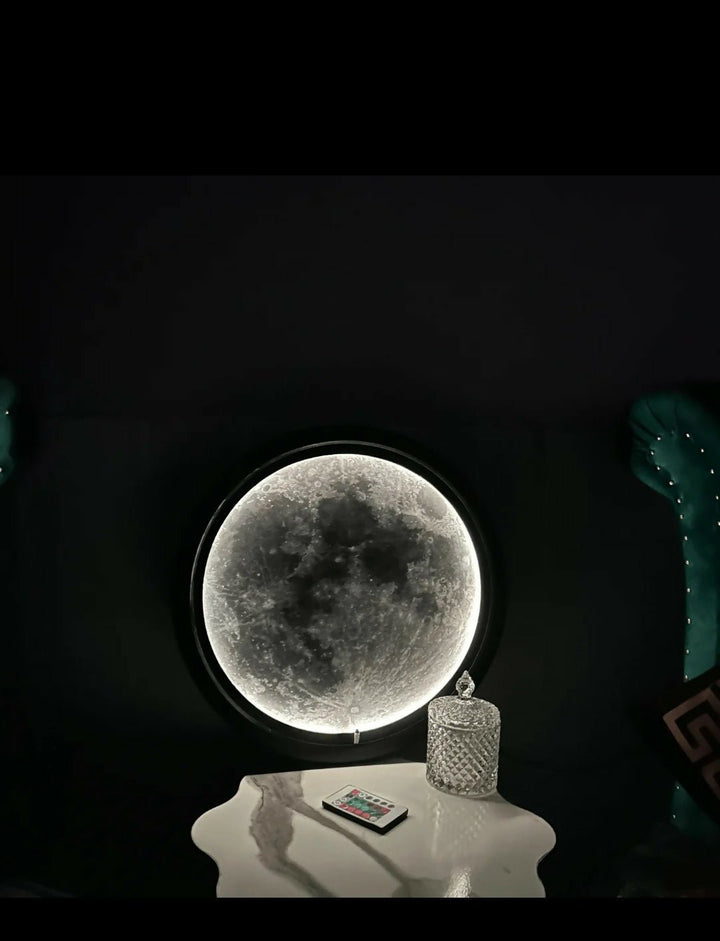 Modern LED Moon Wall Light Decor With Remote Light - AlifdukanAtiqa types here :)