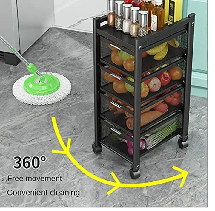 Modern Metal Kitchen Drawer Trolleys Space Saver - AlifdukanAlifdukan types here :)