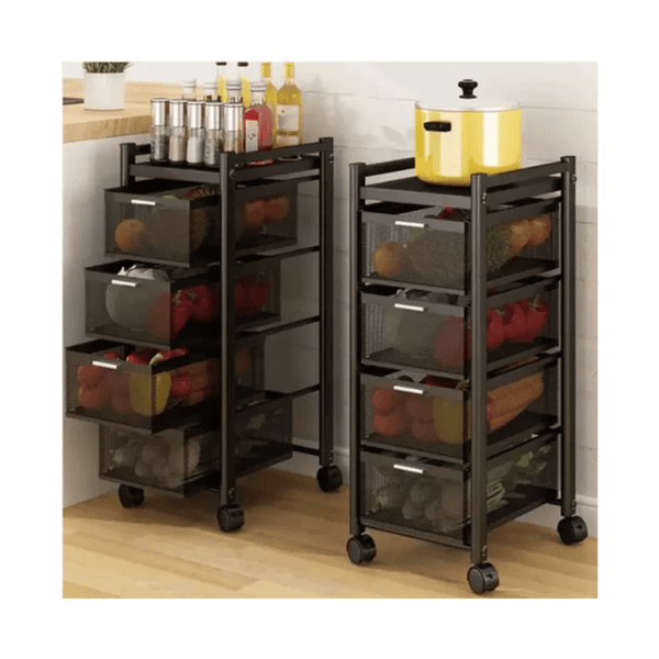 Modern Metal Kitchen Drawer Trolleys Space Saver - AlifdukanAlifdukan types here :)