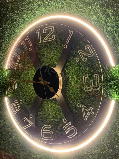 Modern Style Neon Clock Ambient Light - AlifdukanMini Supplier types here :)