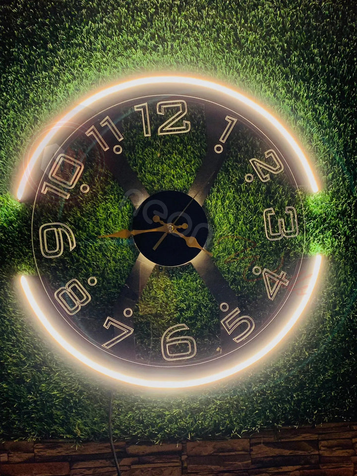 Modern Style Neon Clock Ambient Light - AlifdukanMini Supplier types here :)