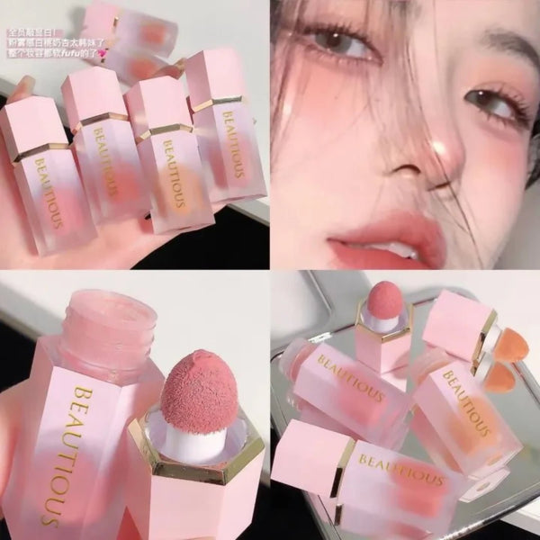 Natural Cheek Tint Liquid Blush Soft Cream Blush Makeup Multi - AlifdukanShalalay Noor types here :)