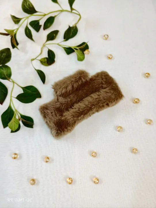 New 2025 Cute Plush Hair Claw || Hair Accessories For Women Girls - AlifdukanAlifdukan types here :)