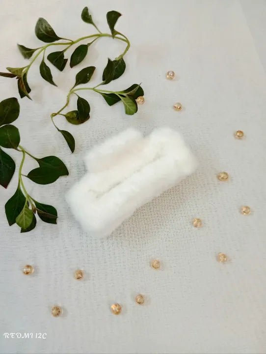 New 2025 Cute Plush Hair Claw || Hair Accessories For Women Girls - AlifdukanAlifdukan types here :)