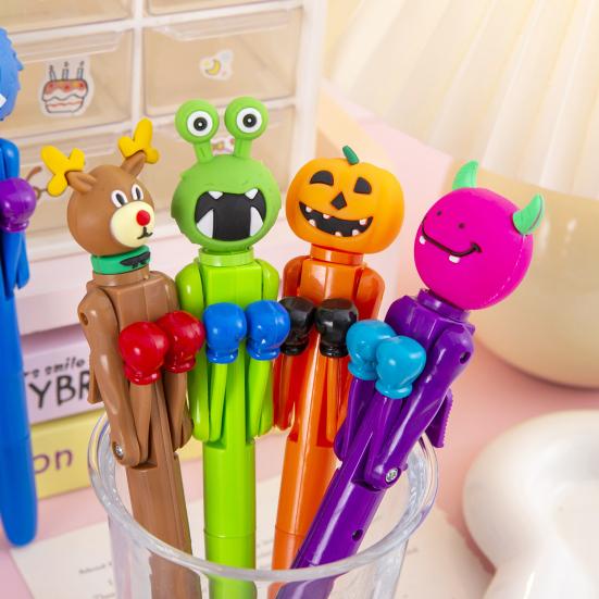 New Creative Boxing Pen Gel Pen Stationery Ballpoint Pen Neutral Pen Cartoon Stress Relief Toys School Supplies - AlifdukanAlifdukan types here :)