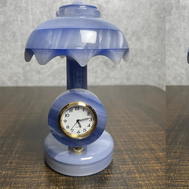 Onyx Marble Umbrella Clock | Natural Stone Table Clock | Elegant Luxury Home & Office DécorMarble Timepiece, Decorative Stone Watch, Luxury Marble Clock, Unique Marble Home Décor, Onyx Stone Clock, Premium Table Clock - AlifdukanSheeza Nisar Ahmad types here :)