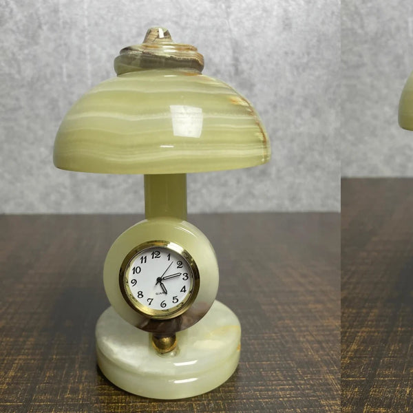 Onyx Marble Umbrella Clock | Natural Stone Table Clock | Elegant Luxury Home & Office DécorMarble Timepiece, Decorative Stone Watch, Luxury Marble Clock, Unique Marble Home Décor, Onyx Stone Clock, Premium Table Clock - AlifdukanSheeza Nisar Ahmad types here :)