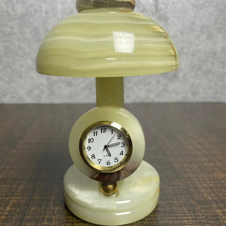 Onyx Marble Umbrella Clock | Natural Stone Table Clock | Elegant Luxury Home & Office DécorMarble Timepiece, Decorative Stone Watch, Luxury Marble Clock, Unique Marble Home Décor, Onyx Stone Clock, Premium Table Clock - AlifdukanSheeza Nisar Ahmad types here :)