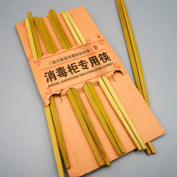 Pack of 10 Pairs Reusable Chinese Bamboo Chopsticks - AlifdukanAlifdukan types here :)