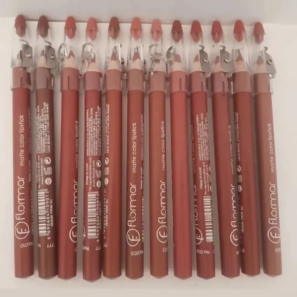 Pack of 6 or 12 Lip Pencils Lip Liners Lipsticks Matte Lipliner - AlifdukanKhushbakht Farooqi types here :)