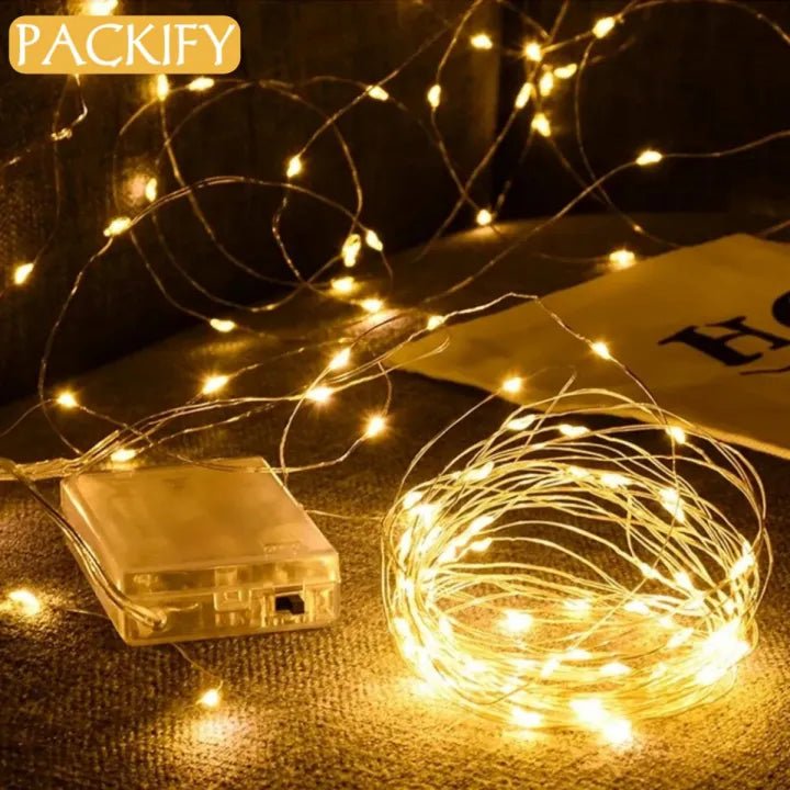 PACKIFY Chilli Milli 9.8ft 30LEDs Mini Fairy Lights Battery Operated - String Night Light for Room Decoration - AlifdukanAlifdukan types here :)