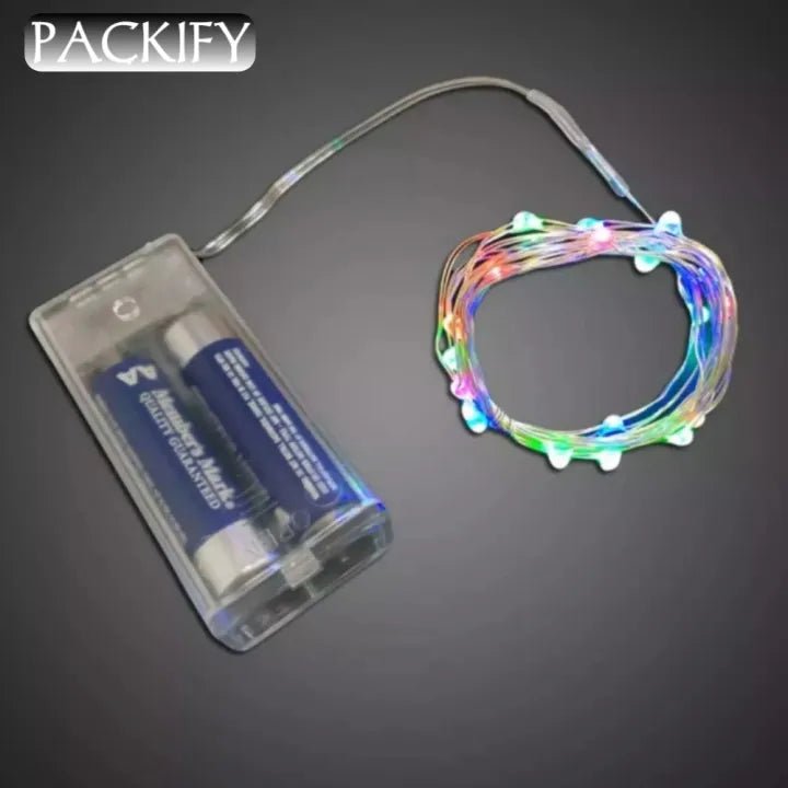 PACKIFY Chilli Milli 9.8ft 30LEDs Mini Fairy Lights Battery Operated - String Night Light for Room Decoration - AlifdukanAlifdukan types here :)