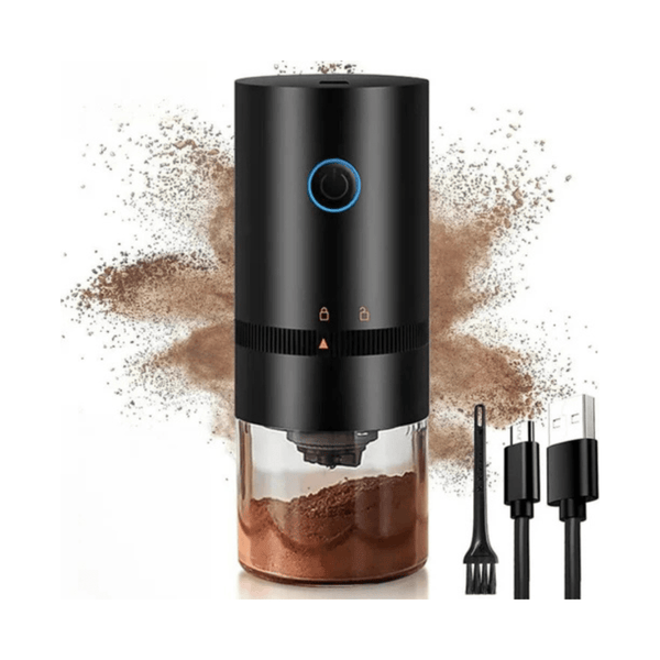 Portable Electric Coffee Grinder, Ceramic Grinding Core, Type - C USB Charge, Profession, New Upgrade - AlifdukanAlifdukan types here :)