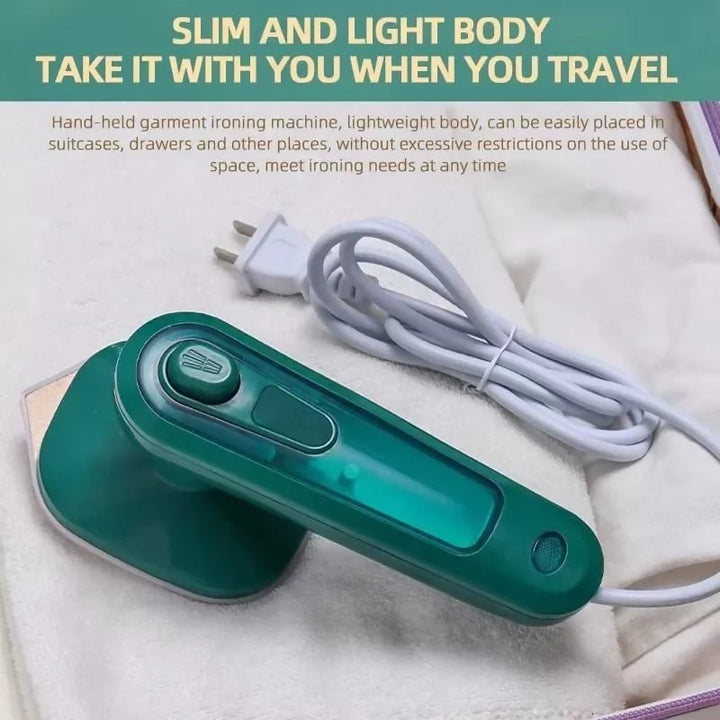 Portable Handheld Steam Iron | Travel - Friendly Garment Steamer | Mini Press for Clothes - AlifdukanSheeza Nisar Ahmad types here :)