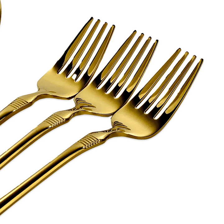 Premium Golden Cutlery Set (Set of 24) - AlifdukanAlifdukan types here :)