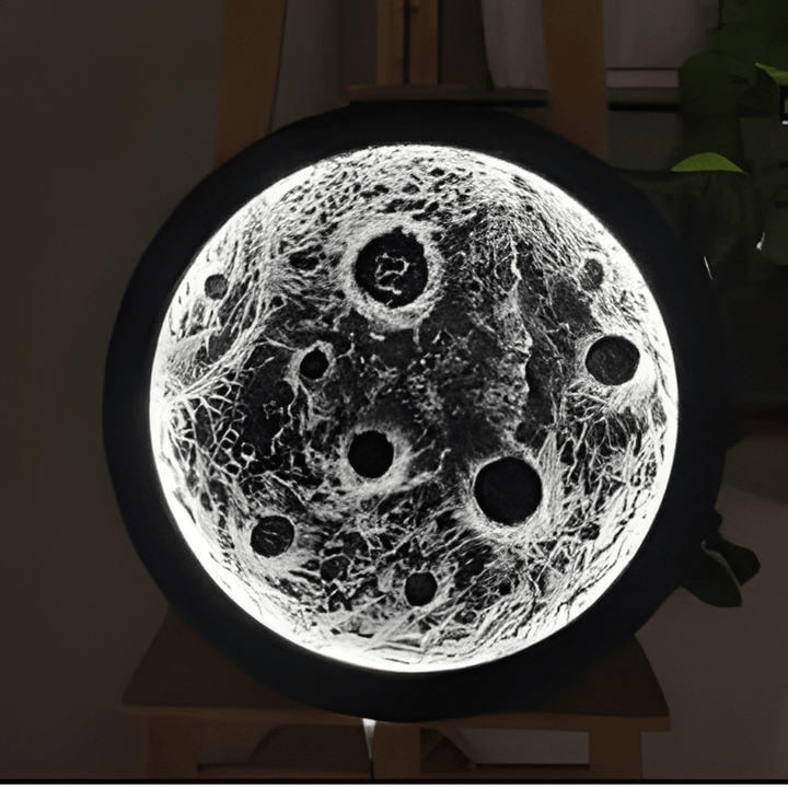 Premium Quality Moon Light Wall Hanging Hand Made Art Moon Light Decorative Moon Lamp - AlifdukanAlifdukan types here :)