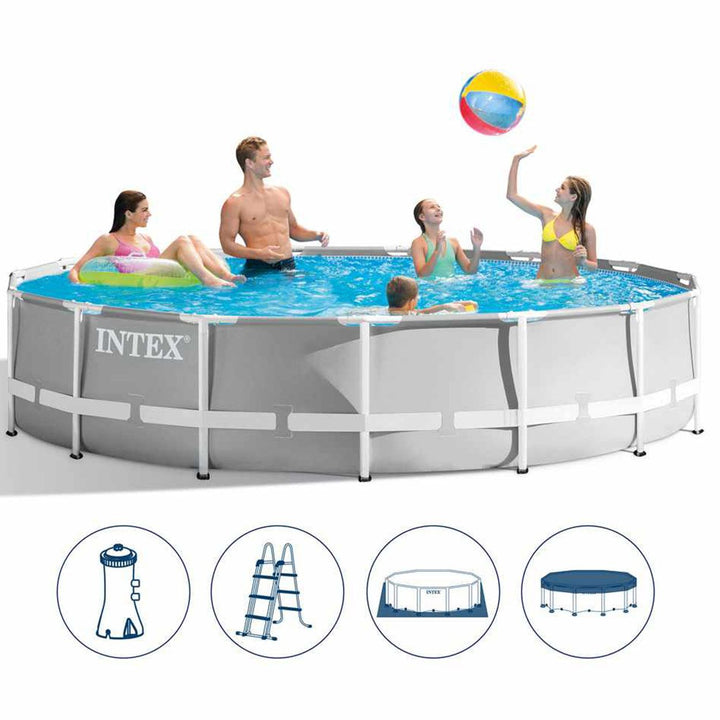 Prism Frame™ 10' x 30" Above Ground Pool w/ Filter Pump - AlifdukanAlifdukan types here :)