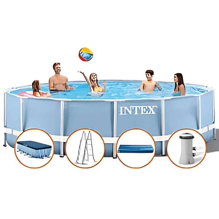 PRISM FRAME POOL WITH FILL+ST+COV (15X48) - AlifdukanAlifdukan types here :)