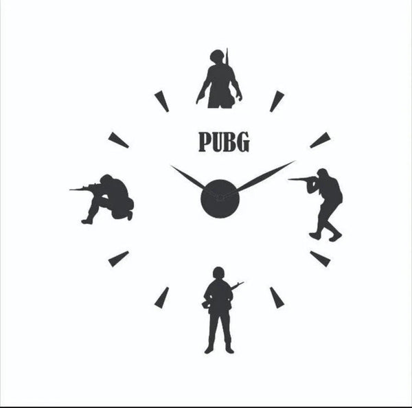 PUBG Gamers Wall Clock For Home Decor - AlifdukanAlifdukan types here :)