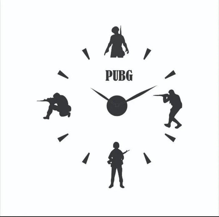 PUBG Gamers Wall Clock For Home Decor - AlifdukanAlifdukan types here :)