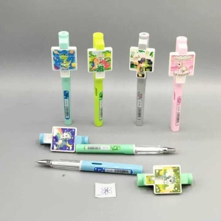 Puzzle Gel Pen {1 Pc} (Random Color) - AlifdukanAlifdukan types here :)