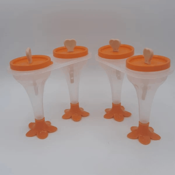 Reusable 4 - Grids Frozen Ice Cream Lolly Mould Tray with Stand DIY Kitchen Tool hot sales - AlifdukanAlifdukan types here :)