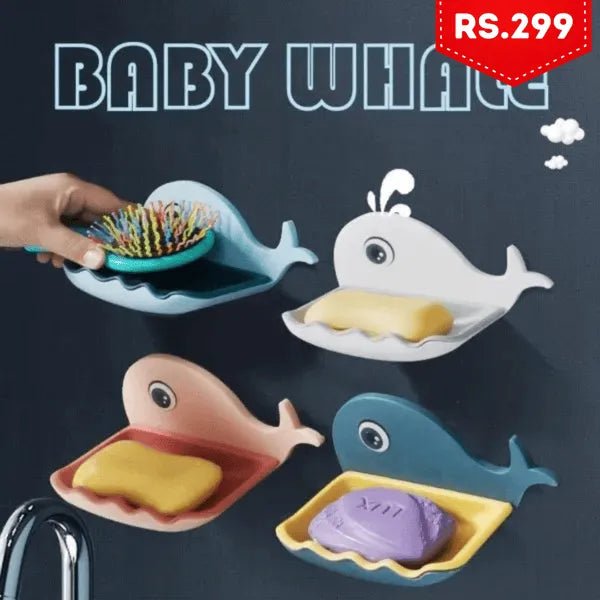 Self - adhesive Whale Soap Dish - AlifdukanAlifdukan types here :)