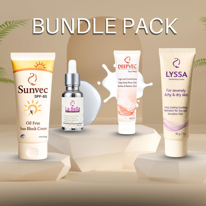 Skin Care Bundle Glow naturally. Nourish deeply. Your skin deserves this bundle - AlifdukanSanivec Pharma types here :)