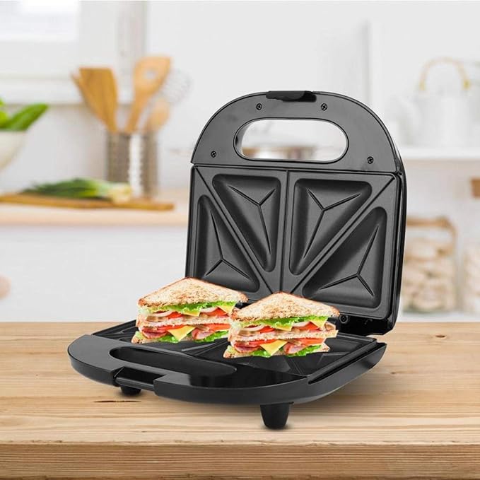 Small Household Breakfast Machine Hot Press Sandwich Toast Panini Maker Multifunction Spit Driver 220V 600W - AlifdukanAlifdukan types here :)
