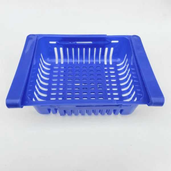 Space Adjuster Multifunctional Plastic Basket For Fridge - Resizable according to requirem.ents - AlifdukanAlifdukan types here :)