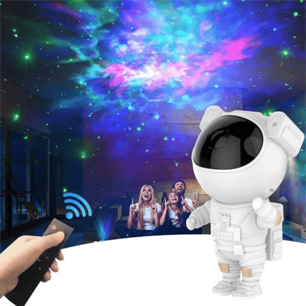 Star Projector Astronaut Galaxy Light Projector, Kids Nebula Night Light, Remote Control and 360°Rotation Magnetic Head - Galaxy Projector Night Light - AlifdukanAlifdukan types here :)