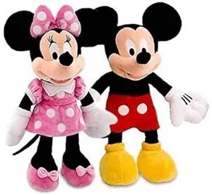 STUFF TOYS MICKEY & MINNIE MOUSE (L39" & 12") (A - 1) (14161) - AlifdukanAlifdukan types here :)