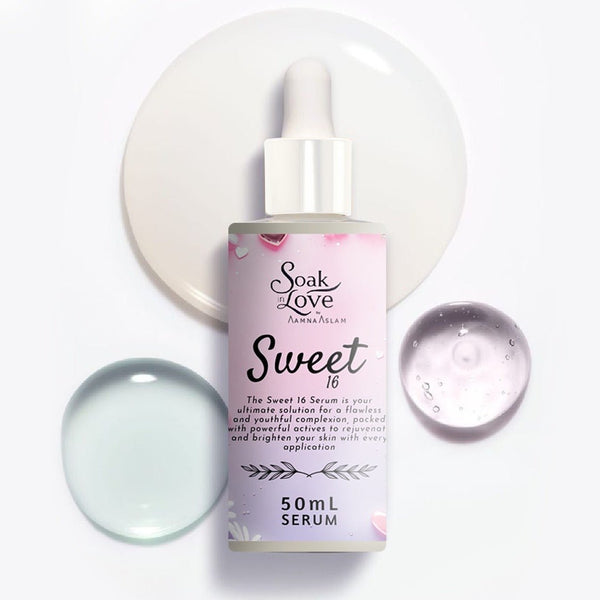 Sweet 16 – Glow - Up & Clear Acne Serum - AlifdukanSoak in Love types here :)