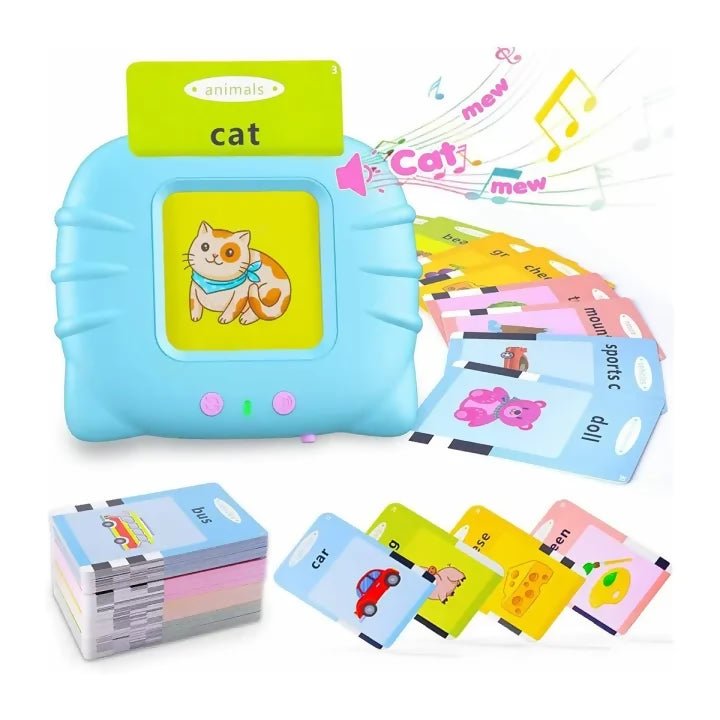 Talking Flash Cards Educational Toy | Early Education Learning Device | Flash Cards reader for Age 2 3 4 5 6 - AlifdukanToys Arena types here :)