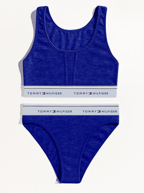 TMY Womens Sports Bra + Panty Set Navy - AlifdukanVogue Style types here :)